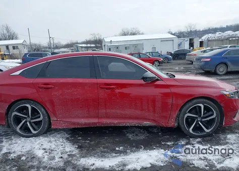 2021 Honda Accord Sport 2.0T z USA, uszkodzony, nr VIN 1HGCV2F3XMA012590